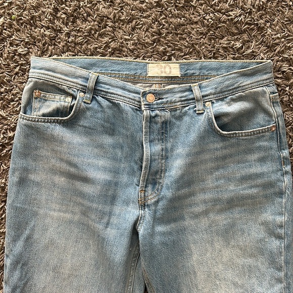 Free People We The Free Maggie Straight Jean in Light Stone Size 30 - Picture 10 of 16